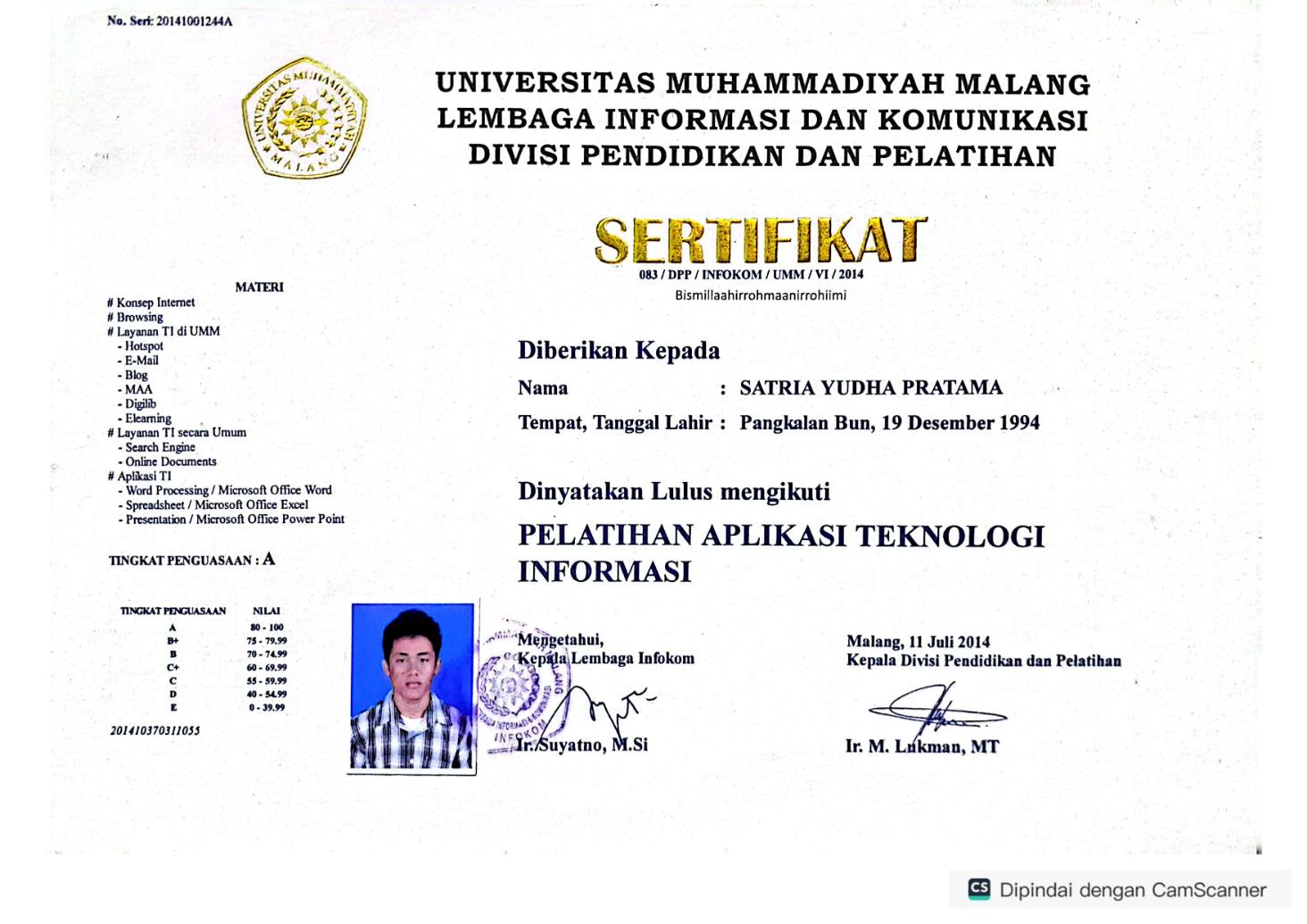 Pelatihan Teknologi dan Informasi (PATI)